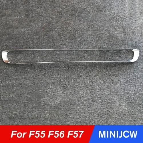 1PCS Car Front Bumper Gridding Decoration Frame Strip For BMW MINI Cooper S One d JCW F55 F56 F57 Hatchback Car Accessories