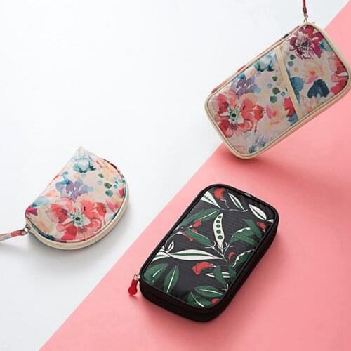 1 Piece Polyester Waterproof Handy ID Card Wallet Passport Cover Purse Organizer Bag Credit Card Holder Travel Storage Wallet