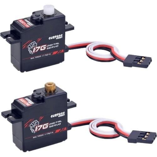 17g Steering Gear Servo for 1/18 RC Fixed Wing Airplane RC Boat Smart Robot
