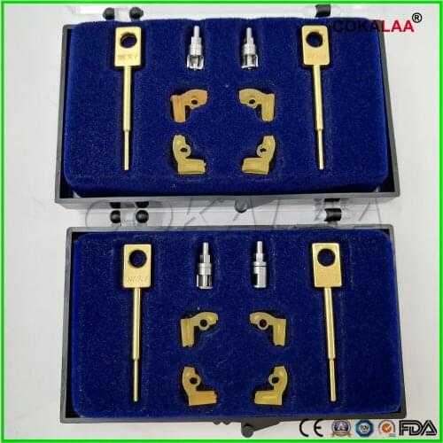 2 Sets/box Good quality Dental Lab Technician Instrument MK1 Attachments Parts for Metal Partials Dental Material