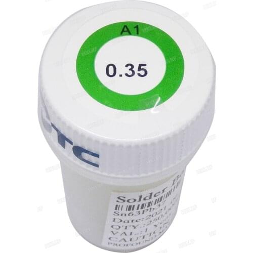 Free Shipping 250K/Bottles BGA Reballing Balls 0.35mm 0.30mm 0.25mm BGA Solder Ball leaded For BGA Rework Repair Tools