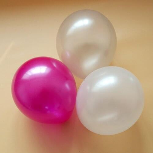 35pcs/lot 10 inch 1.8g romantic Pearl Balloon latex balloon wedding supplies rose white silver party decor globos wholesale