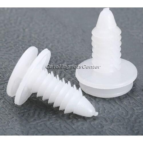 50Pcs White Push Retainer Bumper Fender Cover Rivets Clips Car Automobile Door Trim Panel Clip for Chrysler Dodge Ram Fastener