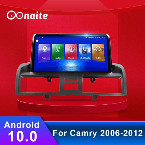 Android 10 For Camry 2006-2012 GPS Navigator Latest Europe Map Sat NavCar Navigation 9" Multimedia Car Stereo Radio Video Player