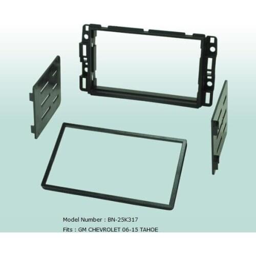 Car Fascias Double Din Radio Audio Panel Frame Dash Kit For Tahoe Enclave For Hummer H2 2006~2015