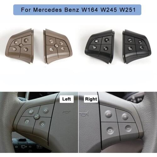 Car Multi-function Steering Wheel Volume Phone Control Button Switch For Mercedes Benz W164 W245 W251 ML GL B R Class