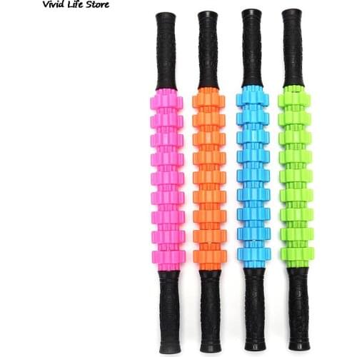 Yoga Block Fitness Equipment Massage Roller Stick Leg Back Relax Roller Muscle Therapy Relieve Physio