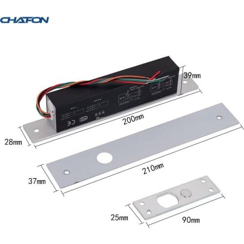 CHAFON Electric Lock Magnetic Output with Time delay DC 12V Bolt Mortise Door Lock NC/NO Electronic Door Lock