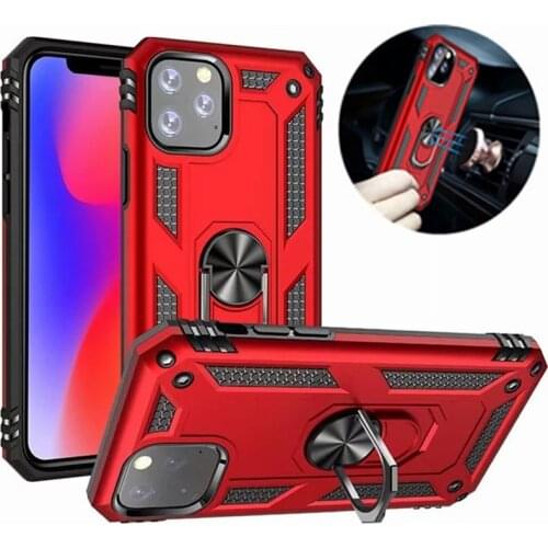 For iphone 11 Pro Max 7 8 6 6S Plus Case Luxury Armor Magentic Ring Silicone Phone Case for iphone X XR XS Max Back Cover Coque