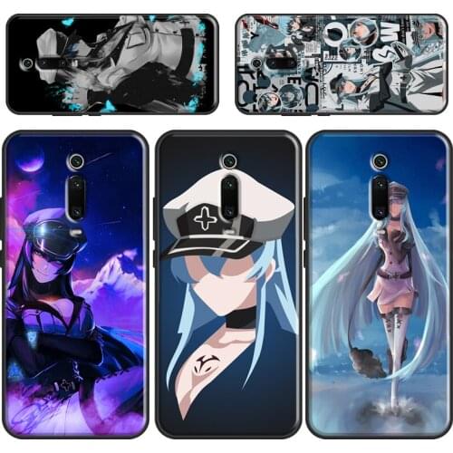 Esdeath Akame ga Kill anime For Xiaomi Mi 11 Lite Case For Xiaomi Mi 11 Ultra 9 10 Lite 10T Pro POCO F3 M3 X3 Pro Case