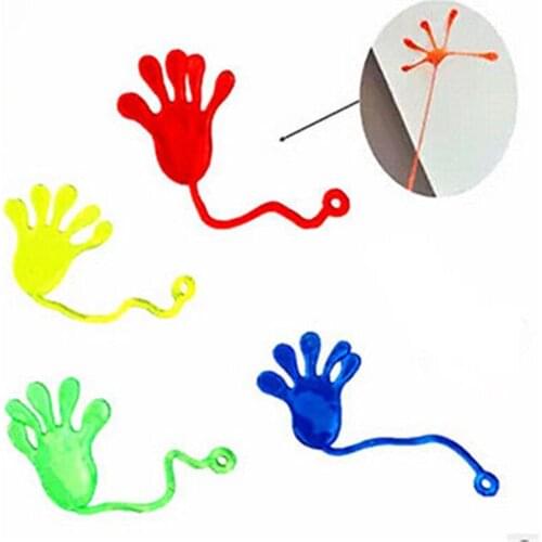 Kids Baby Toy Gags Practical Jokes Elastic Sticky Slap Small Hands Palm Favors Squishy Slap Hands Palm Toys Best Gift