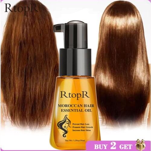 Moroccan Prevent Hair Loss Product Hair Growth Essential Oil Easy To Carry Hair Care Nursing 35ml Both male and female can use