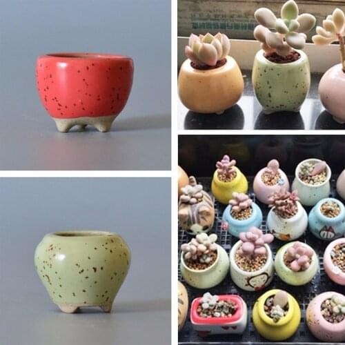 Mini More meat Flower Pot For Succulents Fleshy Plants Flowerpot Ceramic Small Home/Garden/Office Decoration pots for flowers
