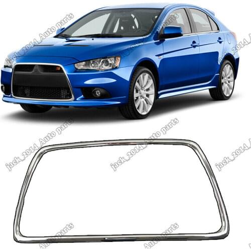 ABS Chromed Radiator Molding Front Bumper Trim For Mitsubishi Lancer X 10 2007 2008 2009 2010 2011 2012 2013 2014