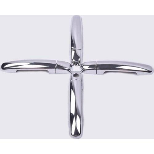 For Opel Agila B 2007 - 2014 Fiat Sedici 2006 - 2013 New Chrome Car Door Handle Cover Trim Sticker