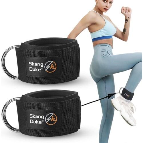 New 2Pcs D-Ring Ankle Straps Attachment For Cable Machines And Resistance Training Ankle Cuffs For Legs Abs And Glute Exercises