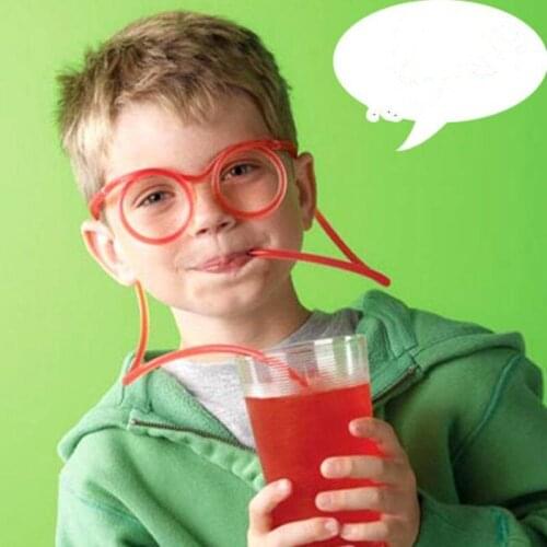 Drinking Glasses straw fun novelty soft tube flexible unique kid adult funny drinking straws F20173632