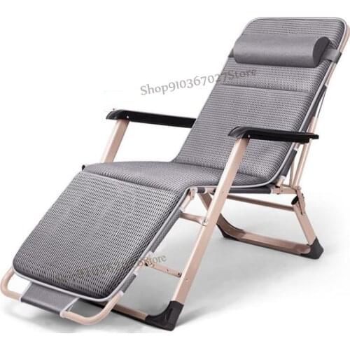 Folding deck chair lunch break siesta backrest chair beach home leisure portable balcony summer lazy