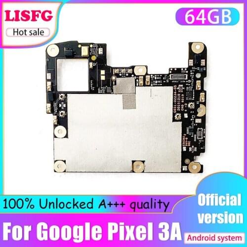 Replacement Disassemble Unlocked Logic Board For LG Google Pixel 3A Motherboard 64GB For Pixel 3A Mainboard With Full Chips