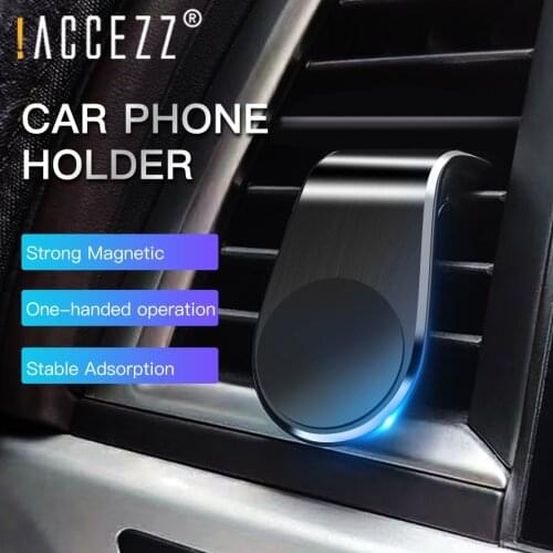!ACCEZZ Magnetic Car Phone Holder Universal For iPhone 11 Huawei Xiaomi Mobile Phone Paste Sticker Mini Bracket With Iron Sheets