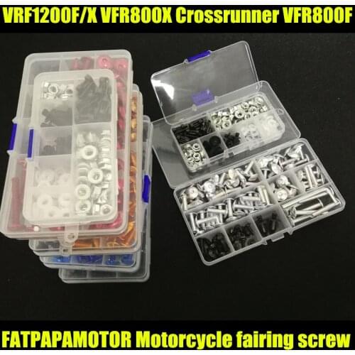 Universal Motorcycle Fairing Bolts Screw Moto Spring Bolts For HONDA VRF1200 F X VFR800X Crossrunner VFR800F