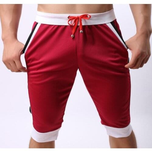 High Quality 2020 Outdoor Mens Sport Summer Drawstring Thin Trainning Exercise Fitness Mens Short Trousers breathable Shorts