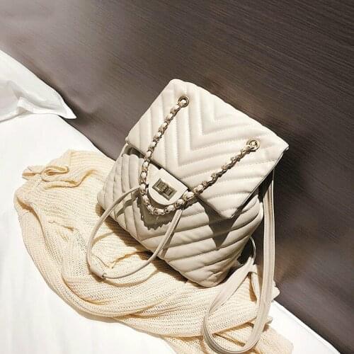 2019 Women Leather Backpacks Fashion School Bags For Teenagers Girls Daily Backpacks Bagpack Mochila Feminina Escolar A1-91