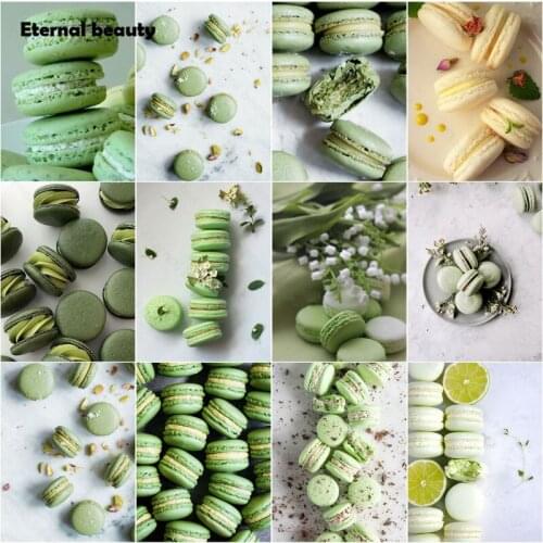 5D Diy Diamond Painting Desert Macaron Full Square Drill Diamond Embroidery Pictures of Rhinestones Sale Cafe Restraunt Decor