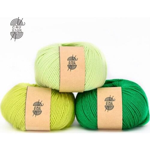 6pcs Free shipping 50g/Ball Acrylic Wool Yarn For Hand Knitting Thick Thread For Overcoat Outerwear Hat Scarf Cape B