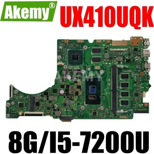 90NB0DK0-R00030 JIANSU laptop Motherboard For Asus UX410UQK UX410UAK UX410UQ UX410UV RX410U Mainboard 8G/I5-7200U (V2G)