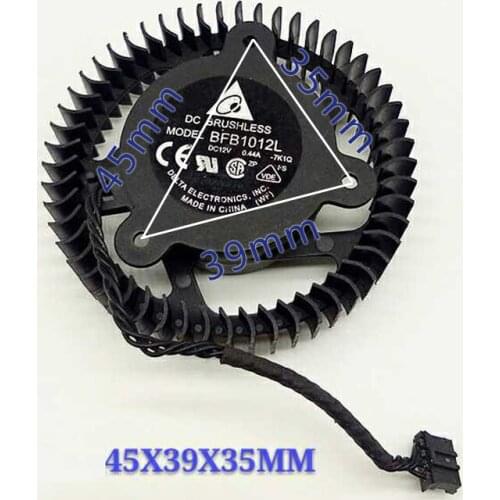 BFB1012L DC 12V 0.48A NVIDIA8800GTX graphics card fan 4-Lines turbo cooling fan