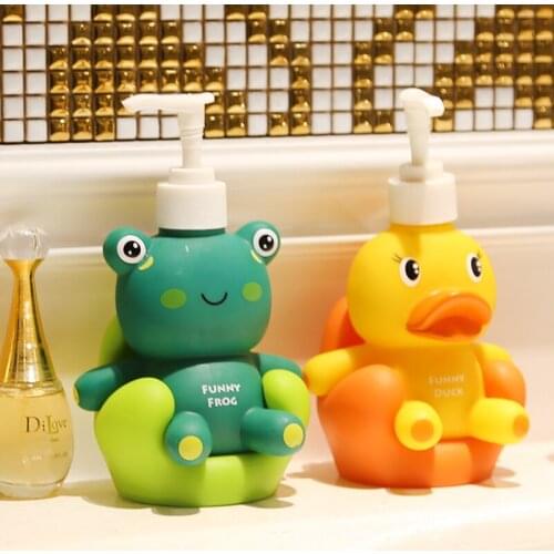 NEWYEARYEAR 1piece Creative Catoon Hand Washing Liquid Bottling Hotel Soap Dispenser Emulsion Bottle Kids Children Gift
