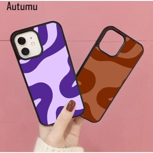 Phone Case for iPhone 12 mini X XS XR 11 Pro Max SE 2020 5 6S 7 8 Plus Samsung Galaxy S8 S9 S10 S20 S21 groovy Cover