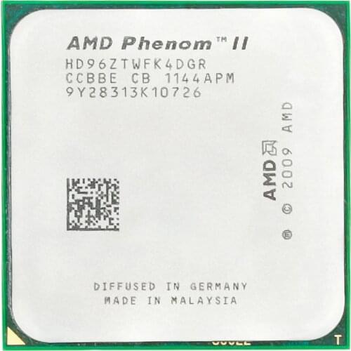 AMD Phenom II X4 960T CPU Processor Quad-Core 3.0Ghz/ 6M /95W Socket AM3 AM2