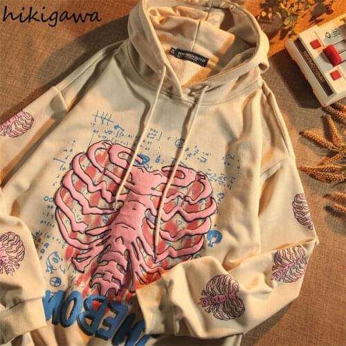 Женские толстовки с принтом HIKIGAWA China At AliExpress