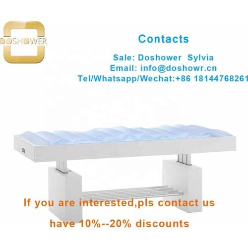 Salon furniture set with mwater bed massage table for hydraulic bed for facial