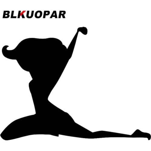 BLKUOPAR for Beautiful Fashion Woman Car Stickers Sunscreen Fashionable Decals Campervan Motorcycle Helmet Decor Car Styling