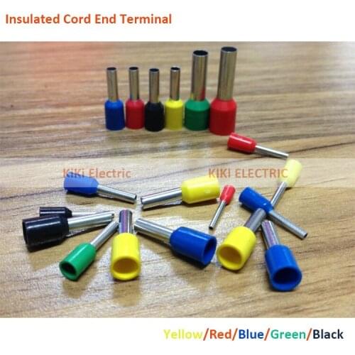 Milk /Brown Pipe-shaped Pre-insulating Terminal/copper Ends #8AWG 10MM2 Cable crimp terminals GT-JT 18mm pin connectors E10-18