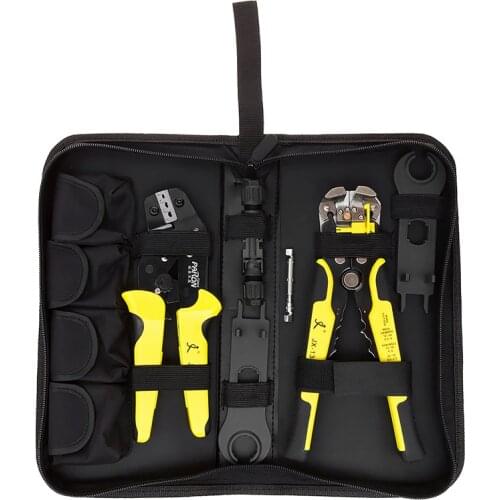 Solar Panel Crimping Tools 2.5-6mm14-10AWG Wire Crimper Solar Wire Connector Cut Kit With Wire Stripper Crimping Pliers
