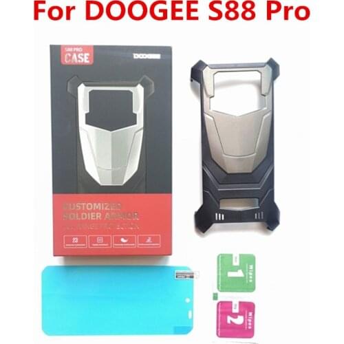 Official Case Sport drop-proof For DOOGEE S88 Pro Rugged Moblie phone case Soft Silione Back Cover+Protective film