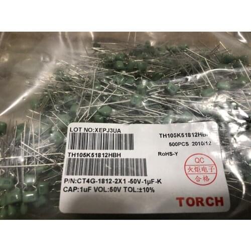Original new 100% monolith capacitor 105 CT4G-1812-2X1 50V 105K K5R 1uf (Inductor)