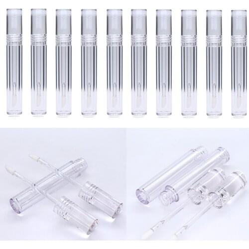 10pcs/lot Plastic Lip Gloss Tube DIY Lip Gloss Containers Bottle Empty Cosmetic Container Tool Set Lipgloss Supplies Wholesale