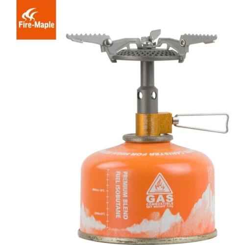 Fire Maple FMS-116T One Piece Folding Gas Stove Outdoor Climbing Ultralight Titanium Camping Stove Gas Stove Burners 48g