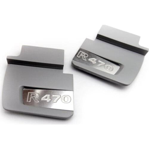 RC Truck A Pair of Side Air Spoilers with Metal LOGO for TAMIYA 1/14 SCANIA R470 R560 R620 R730 Upgrade Parts