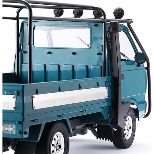 Snokle High Air Intake Set for WPL D12 Model Car Upgrade Part Black Color