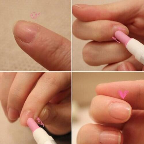 1Pc Black Quartz Scrubs Stone Cuticle Stick Pen Spoon Cut Nail Pusher Cuticle Nail Art Pusher Manicure Care Tools