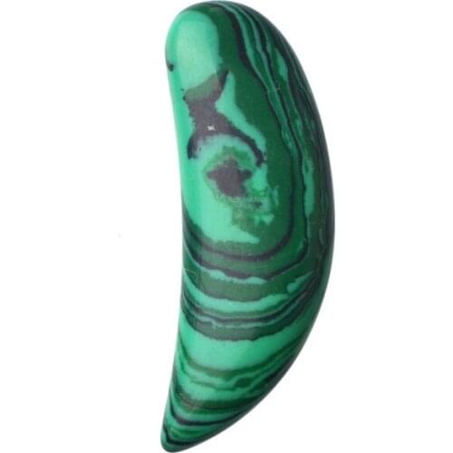 10pcs/lot natural stone tooth necklace malachite black onyx tiger eye Fitting dragon DIY Jewelry Findings