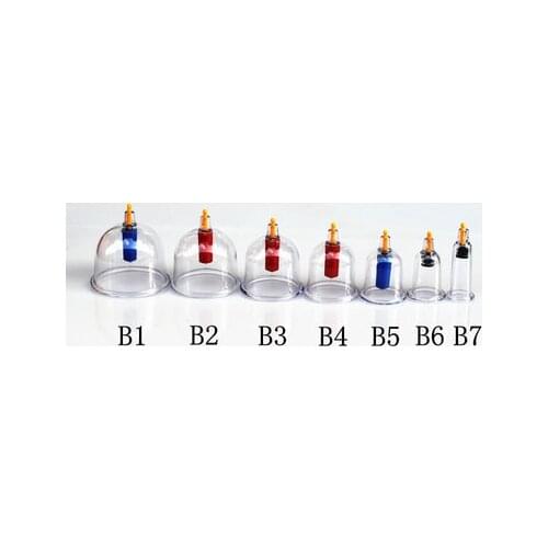 10 pcs Authentic KangZhu vacuum cupping tank B1/B2/B3/B4/B5/B6/B7 pump gun magnetic tips U shape joint can