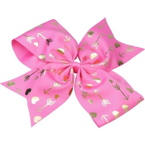 10pcs pinted Grosgrain Ribbon Bows Clips Hairpin Girls hair bows Boutique Hair Clip Headware Kids Hair Accessories