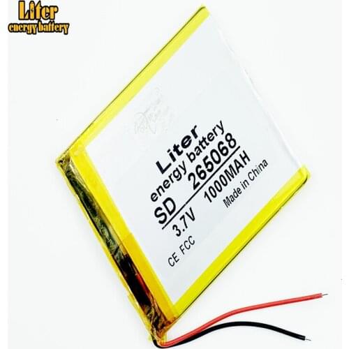 265068 3.7V 1000mah tablet battery with Protection Board For mobile phone Digital Product